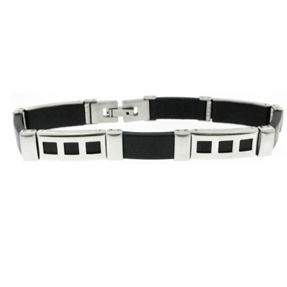 2/$50 Men's Carminatto Stainless Steel Bracelet - Picture 1 of 3